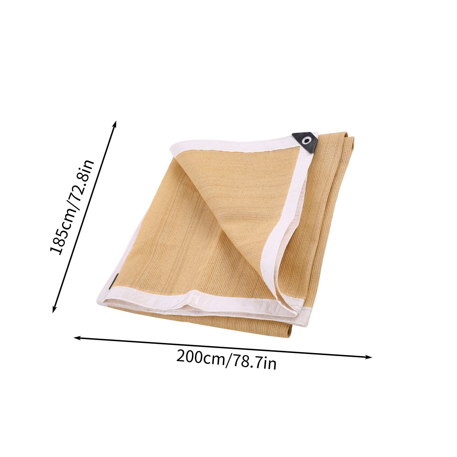 Outdoor Sun Shade Cloth | Pergola & Patio Sunshade Netting with UV Protection | Heat Resistant PE Material & Reinforced Grommets | 73x79 Inch Overhead Cover for Garden Plants & Backyard