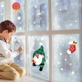 thumbnail image 2 of Christmas Theme Window Sticker Elk Snowflake Santa Claus Window Decorations Clings Decal Stickers Portable No Adhesive Stickers (A10), 2 of 3