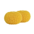 thumbnail image 1 of Billuyoard Utensilios de limpieza de cocina, cepillo para fregar, cepillo para lavar platos, utensilios de cocina, fregador, herramienta de fregado para Cocina y Comedor Amarillo 2 reemplazos Billuyoard HA002848-04B, 1 of 1