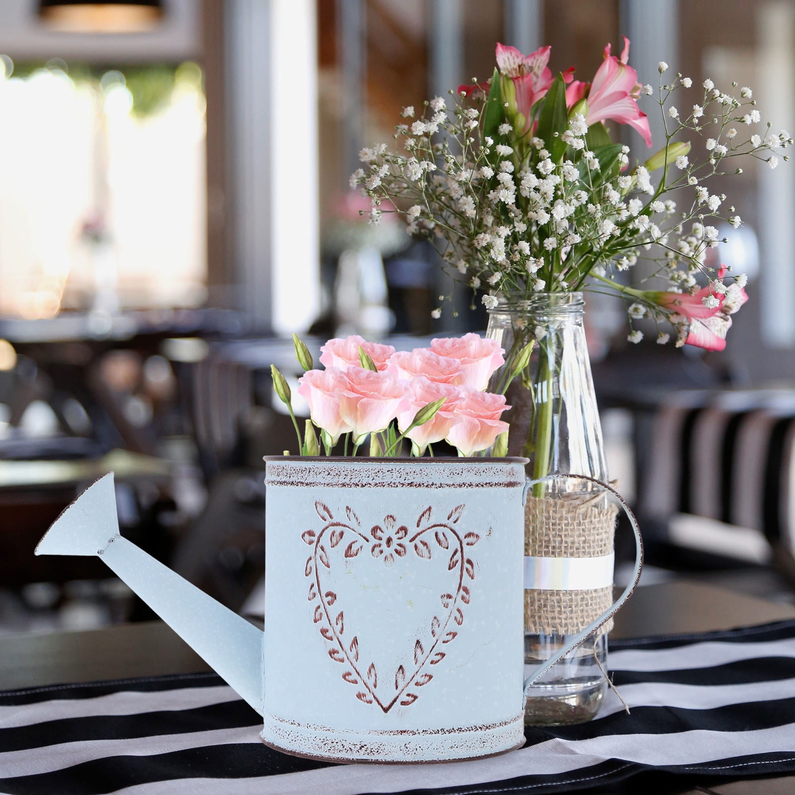 Luxshiny vintage vase White Iron 1Pcs