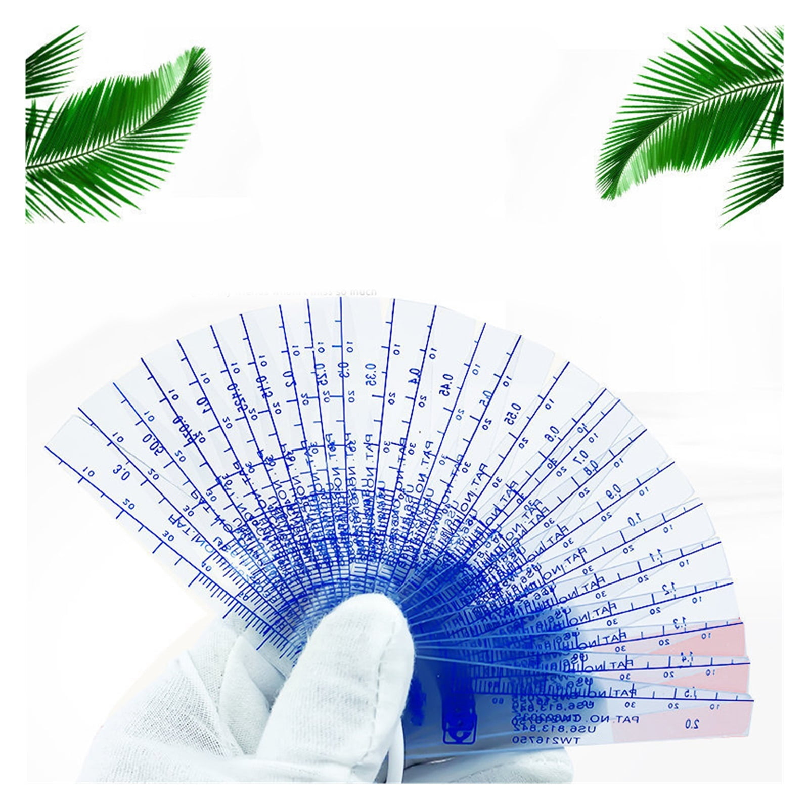 0.05-1.5-2.0-3mm 18pcs 20pcs Thickness Plastic Feeler Gauge Gap Filler Measuring Tool With Sheet ,Easy to Use