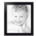 thumbnail image 2 of ArtToFrames 12" x 14" Satin Black Bull Nose Picture Frame, 12x14 inch Black Wood Poster Frame (WOM-1417), 2 Pack, 2 of 6