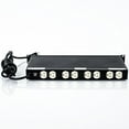 thumbnail image 3 of Middle Atlantic Rackmount Power Strip PD-915R - Bande d'Alimentation (Montage en Rack) - AC 115 V - Entrée: NEMA 5-15 - Connecteurs de Sortie: 9 (NEMA 5-15) - Cordon de 10 Pieds - Noir, Blanc, 3 of 6