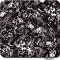 thumbnail image 1 of Film Hydrographique, Film Hydro Trempage - Motif Zombie/crâne - Graphiques Haute Résolution - Film d'Impression par Transfert d'Eau - Films Hydro Trempage - 0,5 Mètres Multicolore en Option, Facile à Utiliser, 1 of 2