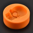 thumbnail image 4 of Moldes Para Fondant Molde de calavera para tarta, decoración de Halloween, molde para hornear jabón, utensilios de cocina para hornear (naranja), 4 of 6