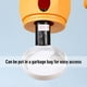 thumbnail image 4 of Pala de arena para gatos con bote de basura, soporte para pala de arena para gatos extraíble, pala de arena para gatos portátil de gran capacidad (amarillo), 4 of 5