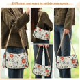 thumbnail image 4 of FORMRS Womens Shoulder Bag with Chain Strap Clutch Purse Cute Tote Handbag, Red and White Floral Pattern, 4 of 7