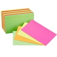 thumbnail image 5 of Assorted Colors 4" x 6" Inches Ruled Index Cards: 100CT, 5 of 5