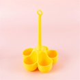 thumbnail image 2 of Resistant Steamed Egg Tray Food Grade Complementary Food Tools yellow, 2 of 5