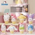 thumbnail image 2 of Sanrio Mini cono de helado serie caja ciega Hello Kitty Kuromi juguetes de melodía decoración de escritorio juguetes de modelos de colección regalos para niños, 2 of 4