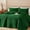 Dark green, variant on 2/3PCS Quilt Cover Bedspread ( 1 Quilt+1 Or 2 Pillowcases), Soft And Skin-friendly, Hypoallergenic And Easy To Maintain, Machine Washable Without Deformation