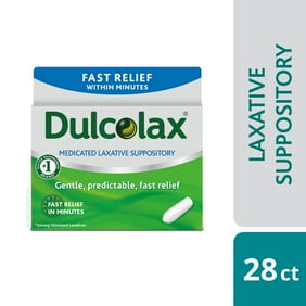 Dulcolax Laxative Suppositories 4 Ct Fast Reliable Relief Walmart Com Walmart Com