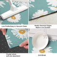 thumbnail image 3 of Teal Daisy Flower Yellow Centers Pattern Kitchen Rug Mat,Kitchen Runner Rugs Non Skid Washable,Decorative Kitchen Floor Mats for Kitchen,Sink,Laundry,17"X47", 3 of 5