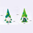 thumbnail image 4 of Pack de 2 juegos de peluche de gnomo verde duende, mesa de vacaciones en casa Estilo1 Sunnimix felpa de gnomos de halloween, 4 of 4