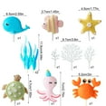 thumbnail image 2 of ZOOMPIL Underwater World Cake Topper, 11 Pieces Ocean Theme Cake Topper, 3D Sea Animals Cake Decoration, Ocean Animals Sea Cake Decoration, for Kids Party Birthday Party Cake Decoration Supplies, 2 of 7