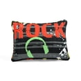 thumbnail image 6 of Lush Decor 100% Polyester Rock N Roll Reversible Quilt Black/Multi 5Pc Set Full/Queen, 6 of 11