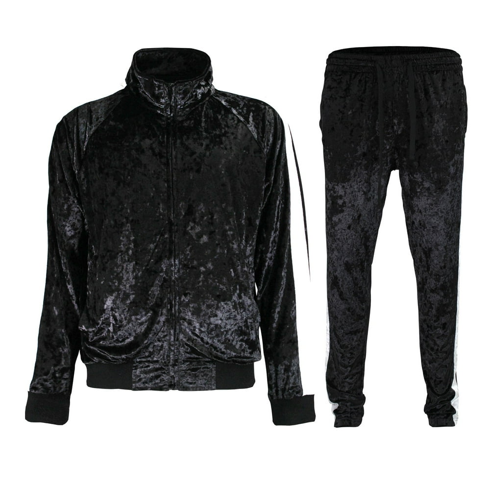 velour tracksuit with back pockets