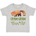 thumbnail image 3 of Inktastic Gram Gram Loves Me Cute Red Panda Boys or Girls Toddler T-Shirt, 3 of 5