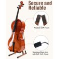 thumbnail image 3 of Soporte para violonchelo Musbeat en forma de A con soporte para lazo para todos los tamaños, 3 of 9