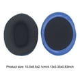 thumbnail image 2 of Yucurem Replacement Ear Pads Cushions for Hyperx Cloud 1/2/3/Pro/Core/Alpha (Blue), 2 of 10