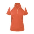thumbnail image 1 of Monterey Club Women's Nile Rhinestone Contrast Golf Polo Shirt #2378, 1 of 2