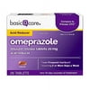 Basic Care Omeprazole Delayed Release Tablets 20 mg, Acid Reducer, treats frequent heartburn, 28 Count