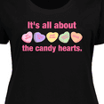 thumbnail image 4 of Inktastic Candy Hearts Ii Women's Plus Size T-Shirt, 4 of 5