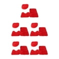 thumbnail image 1 of Transemion 1/2/3/5 3pieces Anti-slid Particles Rug Set Secure And for Slip-free Bathroom Mats For Red 5PCS, 1 of 6