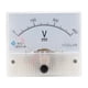 thumbnail image 1 of Medidor de voltaje analógico de panel, voltímetro, CC 0, 20/50/100/200/500 V CC 0-450 V, 1 of 9