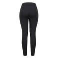 thumbnail image 6 of Womens Fleece Lined Leggings Insulated Workout Thermal Tights Cute Soild High Waist Casual Pants Black M, 6 of 8