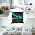 thumbnail image 5 of PIKWEEK Aurora Borealis Pillowcase Night Starry Sky Northern Lights Glitter Colorful Cosmic Stars Pillow Decorative Throw Cushion Cover for Home Couch Bed Multiple specifications Set of 2&nbsp; White, 5 of 7