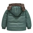 thumbnail image 4 of Kids Toddler Jacket Baby Boys Girls Winter Windproof Hooded Coat Warm Fall Outfits, 4 of 8