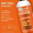 thumbnail image 3 of Qunol Liquid Turmeric Curcumin with Black Pepper, Turmeric Supplement 1000mg, Extra Strength, Joint Health, 40 Servings, 20.3 fl oz, 3 of 10