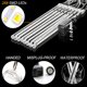 thumbnail image 2 of Linterna LED 10000 lúmenes, 5000 mAh USB recargable 26650 batería incluida, 157 modos de luz, zoom, largo tiempo de trabajo linterna táctica de mano para camping, senderismo, caza, emergencia, 2 of 6