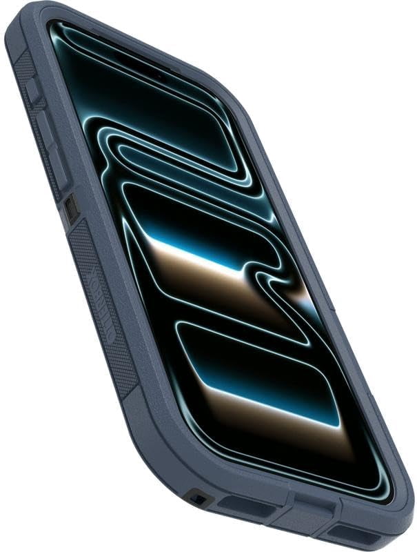 OtterBox iPhone 17 Pro (Only) Bundle: Defender Series XT Clear Case & Screen Protector - Offgrid (Blue) - Snaps on MagSafe - Tough - Rugged & Durable - Non-Retail Packaging