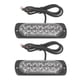 thumbnail image 2 of Luz estroboscópica de emergencia LED 18 modos estroboscópicos Luz de señal de advertencia lateral del automóvil 2 piezas para motocicleta ANGGREK  Otros, 2 of 8