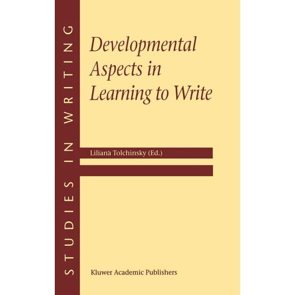 Studies in Writing Developmental Aspects in Learning to Write, Book 8, (Hardcover)