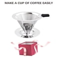 thumbnail image 5 of Filtre à Café Verseur 316 Acier Inoxydable Filtre à Café Amovible avec Support Réutilisable, 5 of 5