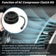 thumbnail image 3 of Kit de embrague del compresor de aire acondicionado para Chevrolet Silverado 1500 2500 3500HD, 3 of 8