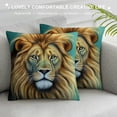 thumbnail image 3 of Nawypu  Throw Pillow Covers Classic Lion Pillow Cover Square Pillow Case Cushion for Home Decor Sofa Couch, 3 of 5
