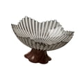 thumbnail image 4 of Bandeja para frutas y aperitivos con pedestal, práctica, elegante y multiusos, decoración para el hogar, centro de mesa, cocina, cumpleaños, hogar. Gris claro, 4 of 8