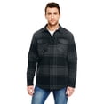 thumbnail image 1 of Chaqueta Franela Acolchada Adulto NEGRO 2XL Burnside B8610, 1 of 1