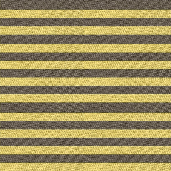 Ahgly Company Indoor Square Patterned Coffee Brown Area Rugs, 5' Square