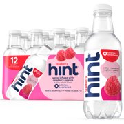 Hint Bottled Water, Raspberry - Purified Flavored Water with Zero Calories, Sugar Free, Natural Flavors - 16 fl oz (Pack of 12)