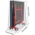 thumbnail image 3 of Waterproof Table Tennis & Ping Pong Table Cover 165x70x185cm Black, 3 of 5