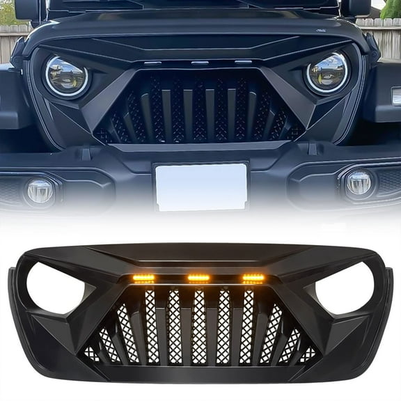American Mod MJPCA00115 Goliath Grille With Led Amber Light