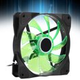 thumbnail image 4 of Radiador enfriador de CPU Bling Bling Ultra-Silence 4 tubos de calor de latón 1366 775AMD1155 3 pines verde, 4 of 12