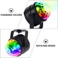 thumbnail image 2 of Shisuyan USB Stage Light Par Light Black Rotating Projection 1 Set, 2 of 8