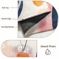 thumbnail image 6 of 6'x9' Area Rugs, Navy Blue Abstract Art Indoor Outdoor Area Rug for Living Room Bedroom, Modern Geometric Pink Art Washable Bathroom Rugs Kitchen Floor Carpet Mats Home Decor Aesthetic, 6 of 8