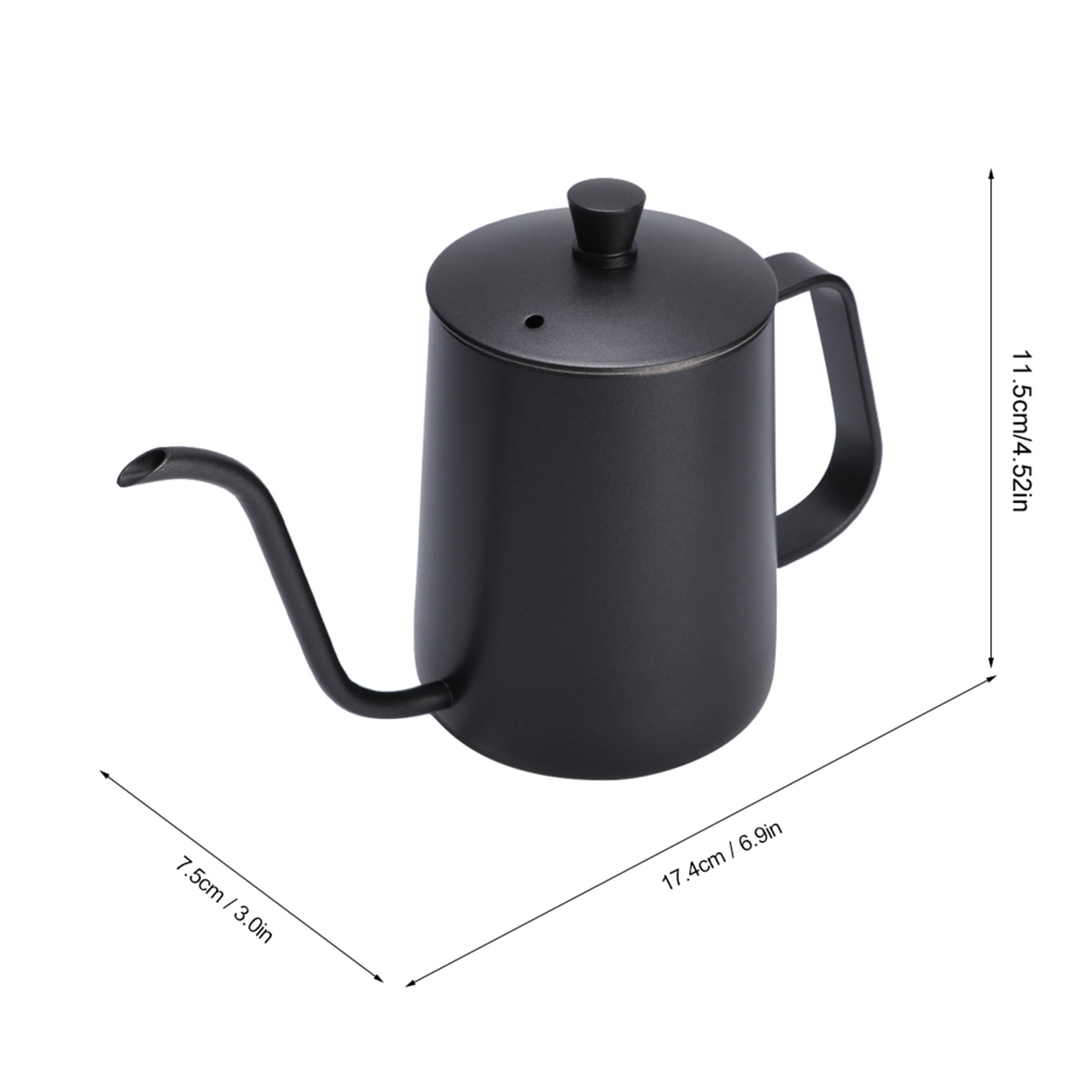Gooseneck Kettle, Stainless Steel Gooseneck Tea Kettle Pour Over Coffee Long Narrow  Drip Pot for Tea and Coffee